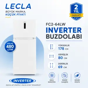 Lecla Inverter Refrigerator: FC2-64LW